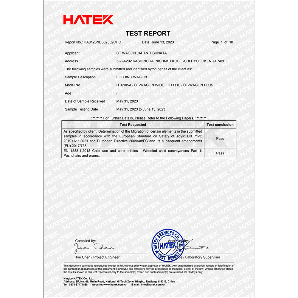 ベビーカーにもなるキャリーワゴン CT-WAGON PLUS プラス